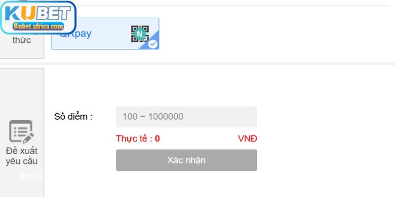 Nhà cái cung cấp đa dạng các kênh thanh toán nạp tiền KUBET phổ biến