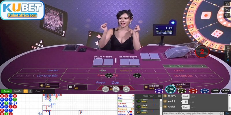 Giao diện sảnh Casino Online KUBET hiện đại với góc quay đa chiều mang lại sự minh bạch